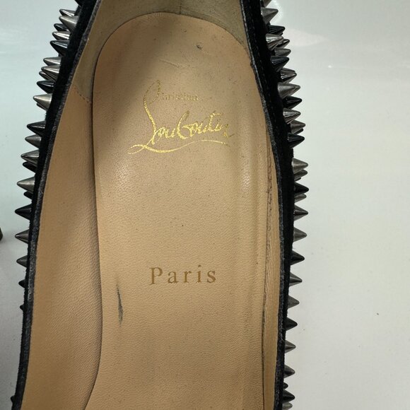🌷❤️‍🔥SPRING SALE 🔥 FINAL PRICE🌷Christian Louboutin Escarpic 100 Spikes 37.5 - Picture 3 of 8